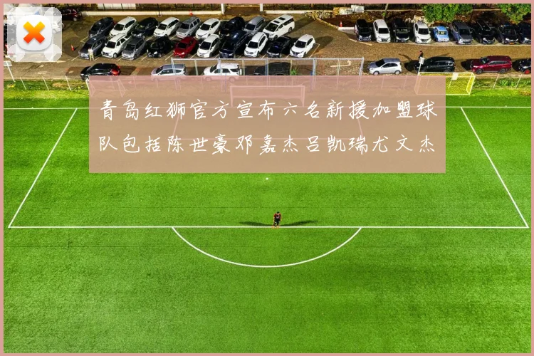 青岛红狮官方宣布六名新援加盟球队包括陈世豪邓嘉杰吕凯瑞尤文杰等球员
